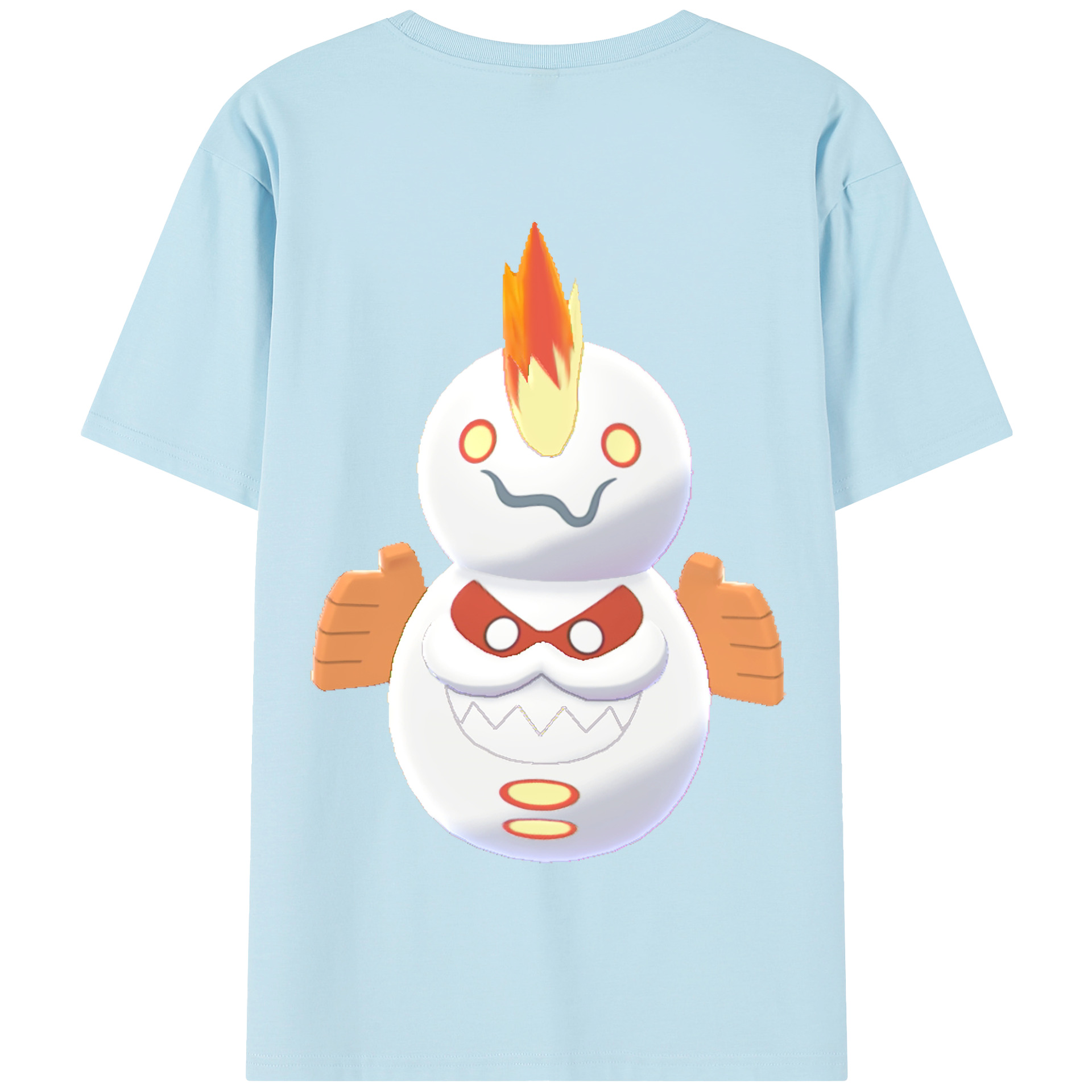 （画像用） ポケットモンスター Pokémon 綿100％半袖Tシャツ（背面プリント）